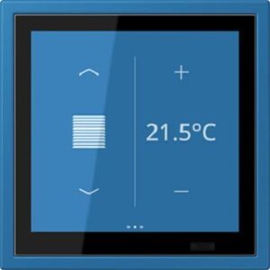 Jung KNX Raumcontroller LS TOUCH, NaV bleu céruléen 31 LCZ459BFD1S211 – Bild 1