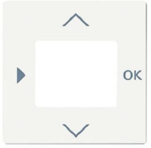 Busch-Jaeger Zentralscheibe studioweiss matt 6435-884 – Bild 1