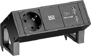 Bachmann Steckdoseneinheit DESK2 1x Schutzko 902.705 – Bild 1