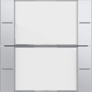 Gira Wippenset 2-fach BSF Tastensor 4 System 55 Klar/Aluminium 577226 – Bild 1