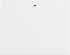 Berker Wippe polarweiß mit Aufdruck "0" 14257109 – Bild 1