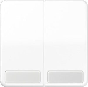 Jung Flächenwippe CD500 mit Beschr.Feld alpinweiss CD595NAWW – Bild 1