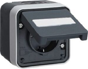 Berker Steckdose Schutzkontakt grau matt 47413525 – Bild 1