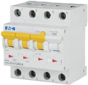 Eaton (Moeller) FI/LS-Schalter C25A, 30mA, 3p+N mRB4-25/3N/C/003-A – Bild 1