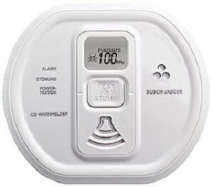 Busch-Jaeger CO Alarm 85dBA LC-Display 10-Jahresbatterie 6839/01-84 – Bild 1