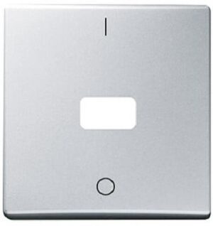 Busch-Jaeger Wippe Wechsel AW44 offene Kalotte I-O alusilber 2108-33 – Bild 1