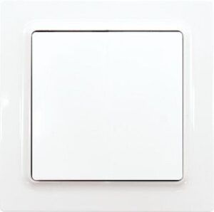 Eltako Funktaster 55x55mm reinweiss glänzend m batterie- und F2T55E-WG – Bild 1