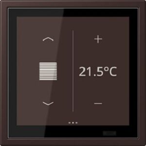 Jung KNX Raumcontroller LS TOUCH, NaV terre d’ombre brûlée 59 LCZ459BFD1S252 – Bild 1