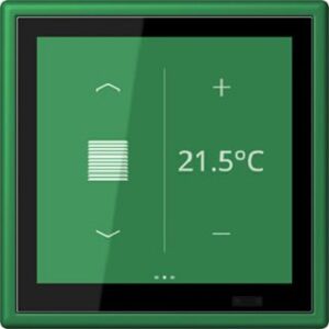 Jung KNX Raumcontroller LS TOUCH Serie LS, vert foncé LC459D1S219 – Bild 1