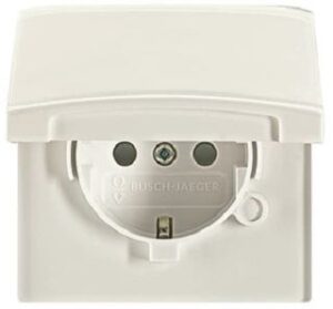 Busch-Jaeger SCHUKO-Steckdose AW44 erhöhter Berührungsschutz KD 20EUGKB-32-101 – Bild 1
