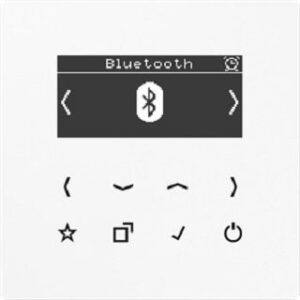 Jung Smart Radio DAB+ Bluetooth,  Serie LS, alpinweiß DABLSBTWW – Bild 1