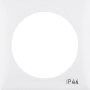 Berker Rahmen 1-fach polarweiß mit Dichtring 918272599 – Bild 1