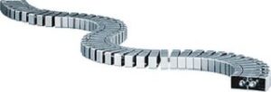 Bachmann Kabelschlange Flex II silber - flex ibles Kabelführungssystem zur optim 930.021 – Bild 1