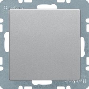 Berker Blindverschluß Aluminium lackiert mit Zentralstück 6710096084 – Bild 1