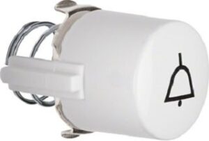 Berker Tasterknopf polarweiß für Symbol "Klingel" 1227 – Bild 1