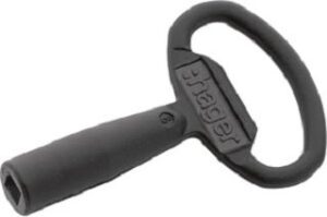 Hager Schlüssel zu Dorn 4-kant 8mm MES-S4K8 – Bild 1