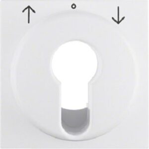 Berker Zentralstück polarweiß für Schlüsselschalter 15061909 – Bild 1