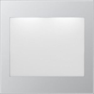 Jung LED-Lichtsignal mit weissen u.blauen LED's Aluminium AL2539LEDWB – Bild 1