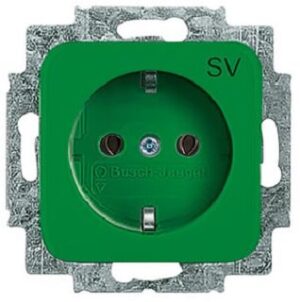 Busch-Jaeger Steckdosen-Einsatz mit Aufdruck 20EUC-13-212-103 – Bild 1