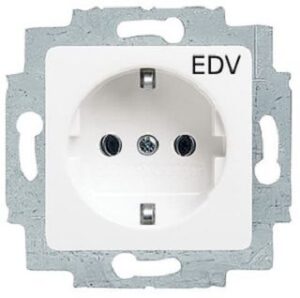 Busch-Jaeger SCHUKO Steckdose EDV Reflex SI alpinweiss 20EUCQ/DV-214 – Bild 1