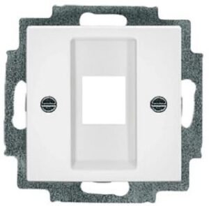 Busch-Jaeger Zentralscheibe 1 Mod.Jack Duro 2000 SI weiss 2561-212 – Bild 1