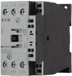 Eaton Leistungsschütz, 3-polig, 380 V 400 V 7.5 kW, 1 S, RDC 24: 24 - 27 V DC DILMC17-10(RDC24) – Bild 1