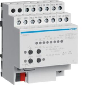 Hager Heizungsausgang KNX 6-fach Traic,24/230V TYF656T – Bild 1