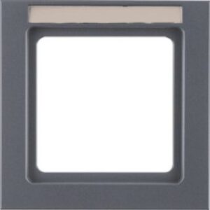 Berker Rahmen 1-fach B.feld Q.3 anthrazit 10516086 – Bild 1