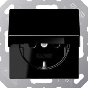 Jung SCHUKO Steckdose mit Klappdeckel A1520KLSW – Bild 1