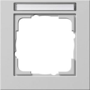 Gira Abdeckrahmen 1-fach BSF Gira E2 Grau matt 109137 – Bild 1