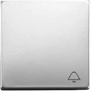 Busch-Jaeger Wippe mit Aufdruck Klingel pur edelstahl 2520KI-866 – Bild 1