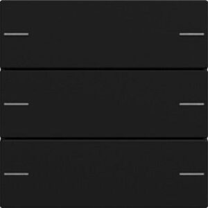 Gira Wippenset 3-fach Tastensor 4 System 55 Schwarz matt 5753005 – Bild 1