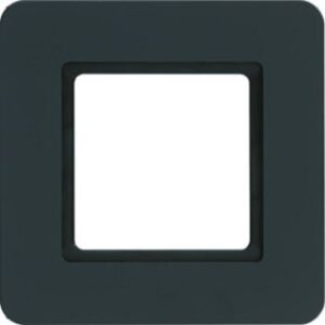 Berker Rahmen 1-fach anth-samt LED-Beleuchtung 10116106 – Bild 1