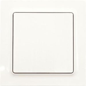 Eltako Funktaster polarweiß glänzend 55x55mm batterie- und leitungslos E-Design55 F2T55E-PG – Bild 1