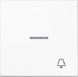 Jung Wippe Kontroll LS990 mit Linse Symb.Klingel alpinws LS990KO5KWW – Bild 1