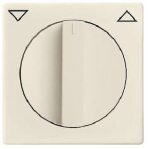 Busch-Jaeger Zentralscheibe Drehg. Jalousie savanne/elfenbeinweiss 1740-82 – Bild 1