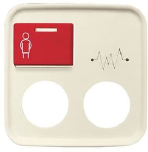 Busch-Jaeger Zentralscheibe, weiß,  Datenkommunikation, Licht-Ton-Rufsysteme 2548-071D-212-101 – Bild 1