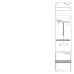 Siemens Alpha Zählerschrankeinsatz H=1050mm 8GS2078-1 – Bild 1