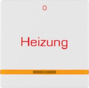 Berker Wippe mit Linse Heizung polarweiß samt 16216009 – Bild 1