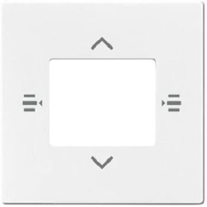 Busch-Jaeger Zentralscheibe für Bedienelement  6-fach, studioweiß, Busch-Installatio 6108/61-84 – Bild 1