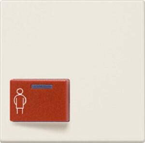 Jung Abdeckung für Ackermann Ruftaster mit Beruhigungslampe A022A-1 – Bild 1