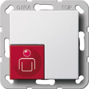 Gira Ruftaster System 55 reinweiss 290003 – Bild 1