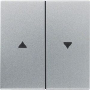 Hager Wippe Jalousieschalter pfeilsymbol silber WYA126 – Bild 1