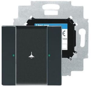 Busch-Jaeger Bedienelement 1-fach mit integriertem Busankoppler 6125/01-81 – Bild 1