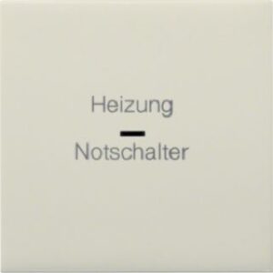 Hager Kontroll-Wippe Heizungsnotschalter creme WYA091 – Bild 1