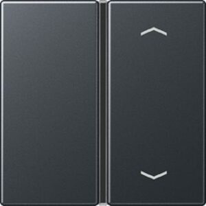 Jung Taste 1-fach Pfeil anthrazit matt A401TSAPANM – Bild 1