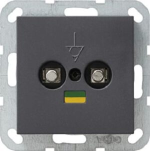 Gira Potentialausgleich-Dose 2-fach System 55 anthrazit 040528 – Bild 1
