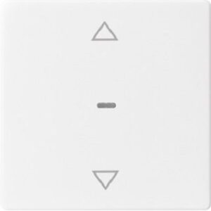 Berker Abdeckung Tastsensor-Modul 1-fach polarweiß samt 80961229 – Bild 1