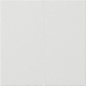 Gira S3000 Bedienaufsatz 2-fach Flächenschalte Reinweiß 5362112 – Bild 1