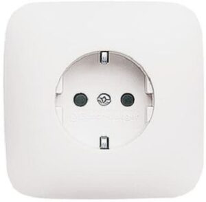 Busch-Jaeger SCHUKO Steckdose Reflex SI alpinwsm. erhöhter Berührungsschutz 20EUJKS-214 – Bild 1